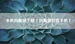 手机均衡器下载（均衡器软件手机）