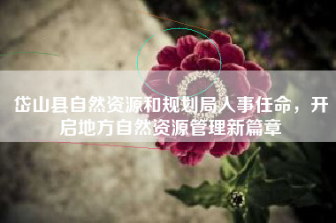 岱山县自然资源和规划局人事任命，开启地方自然资源管理新篇章